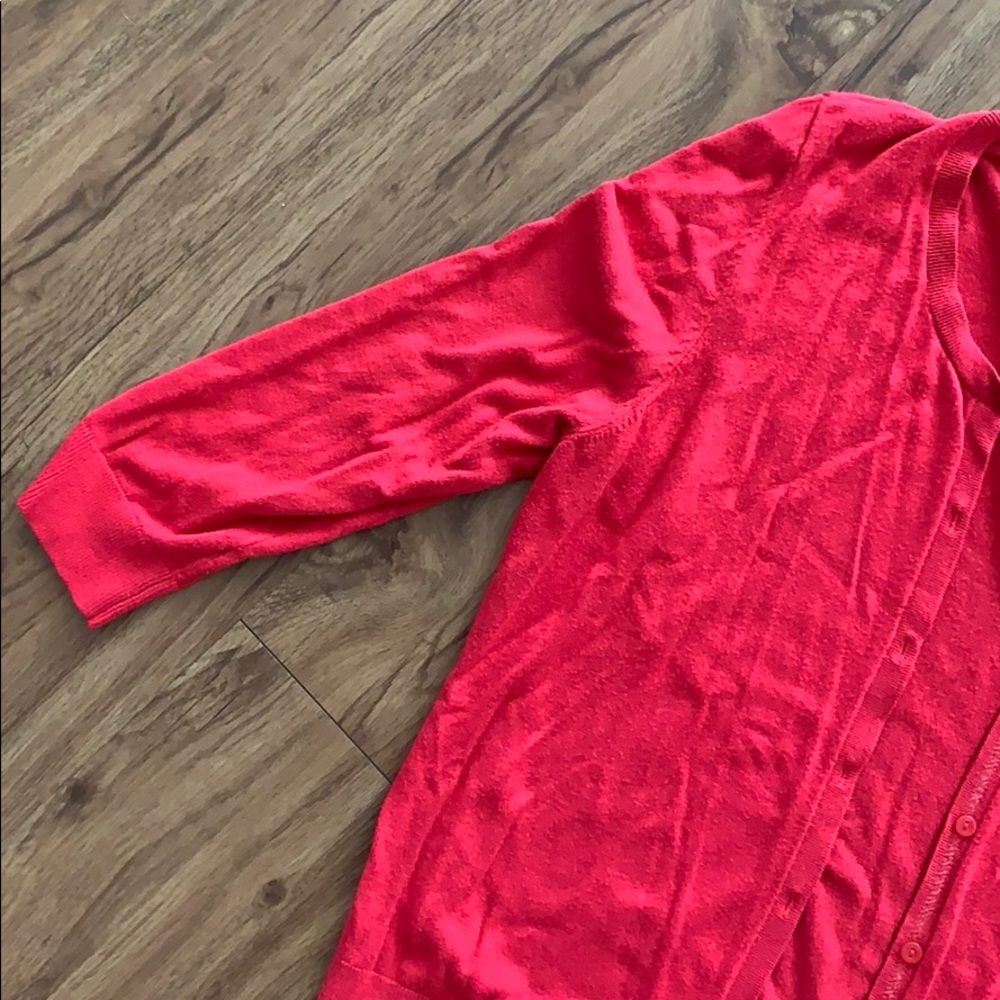 Red Cardigan - Picture 3 of 4